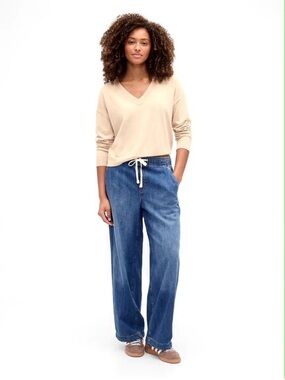 NWT GAP HIGH RISE WIDE LEG JEANS